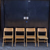 Four Vintage Ikea Folding Chairs