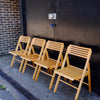 Four Vintage Ikea Folding Chairs