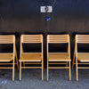 Four Vintage Ikea Folding Chairs