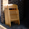 Four Vintage Ikea Folding Chairs
