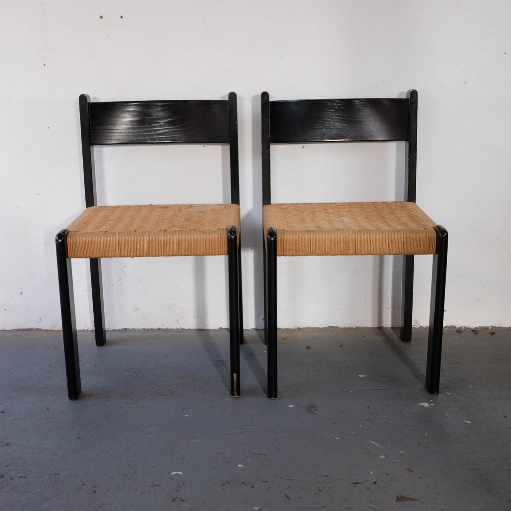Two Ex Habitat Faro chairs