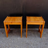 Charlotte Perriand Pine Side Tables
