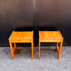 Charlotte Perriand Pine Side Tables