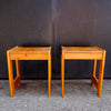 Charlotte Perriand Pine Side Tables