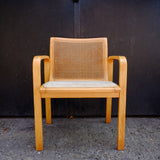 Mid Century Italian Cane Chair