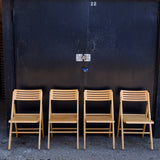 Four Vintage Ikea Folding Chairs