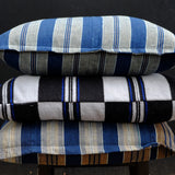 Large Striped Cushions