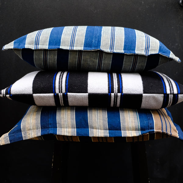Large Striped Cushions
