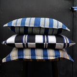 Large Striped Cushions