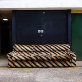 1980s Velour Sofa