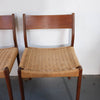 Three Danish Dining room chairs