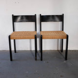 Two Ex Habitat Faro chairs