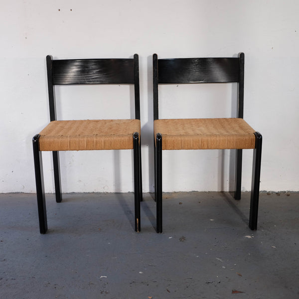 Two Ex Habitat Faro chairs