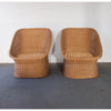 Two Wicker Armchairs