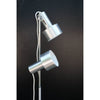 1970s Double Spot Aluminium Floor lamps