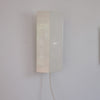 Two White 1970s Wall Lights