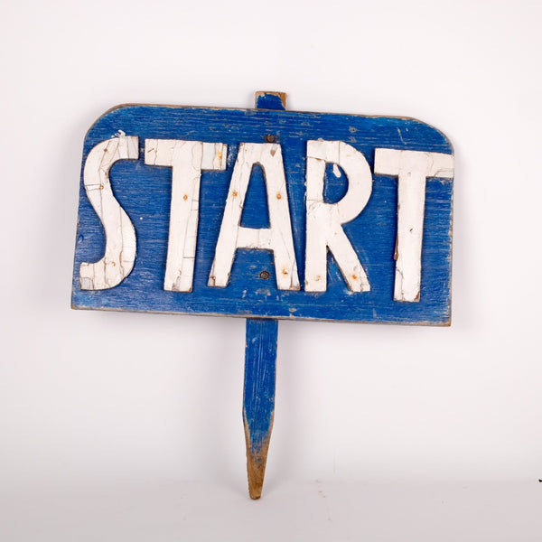 Fairground Start Sign