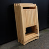 Four Folding Wooden Chairs