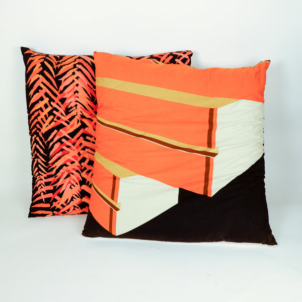 Vintage Heals Fabric Floor Cushions