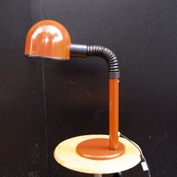 1980's Brown Bedside Lamp