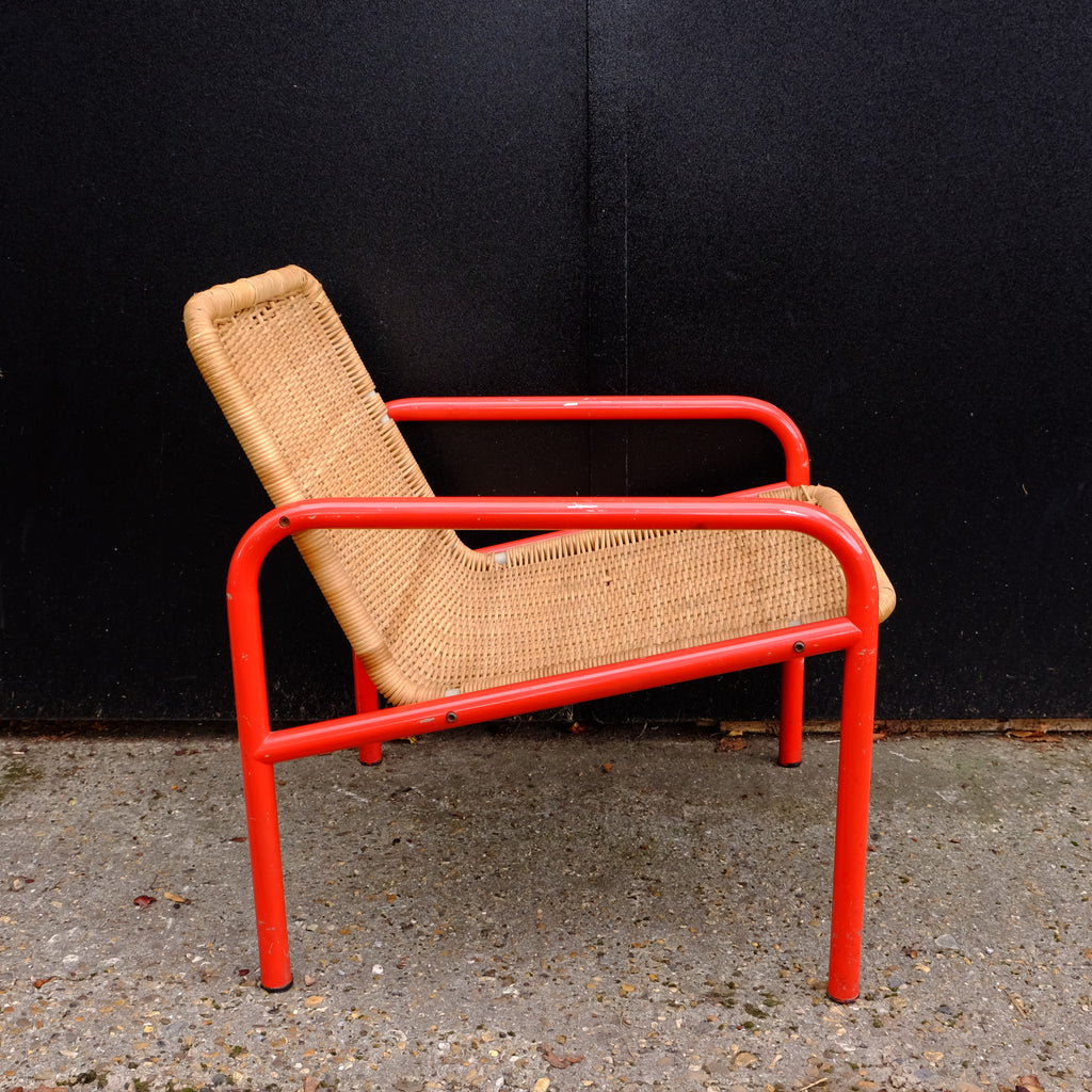 Vintage Ikea Red Chair