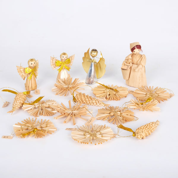 Straw Christmas Decorations