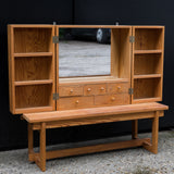 Beautiful Wooden Bathroom Cabinet and Bench