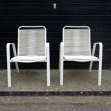 Two Stylish 1970s Frank Guille Garden Chairs
