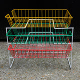 Colourful Wire Mesh Trays