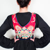 Red Embroidered Top
