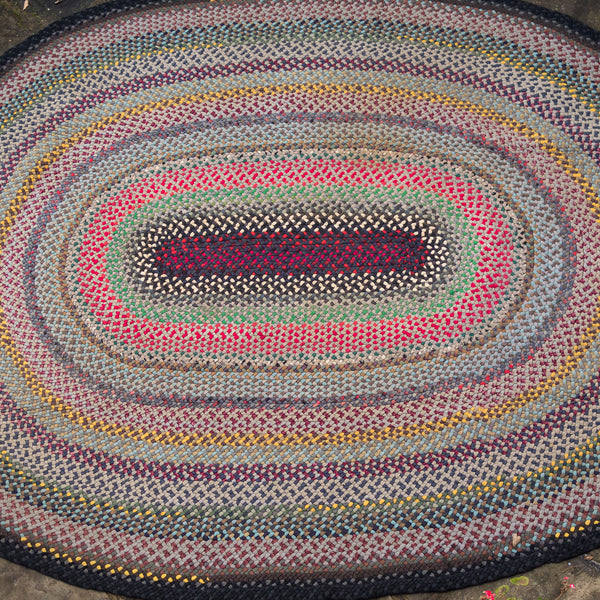 Antique American Braided Rug