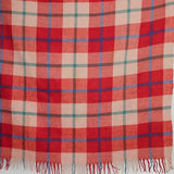 Vintage Checked Wool Blanket
