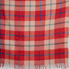 Vintage Checked Wool Blanket