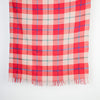 Vintage Checked Wool Blanket