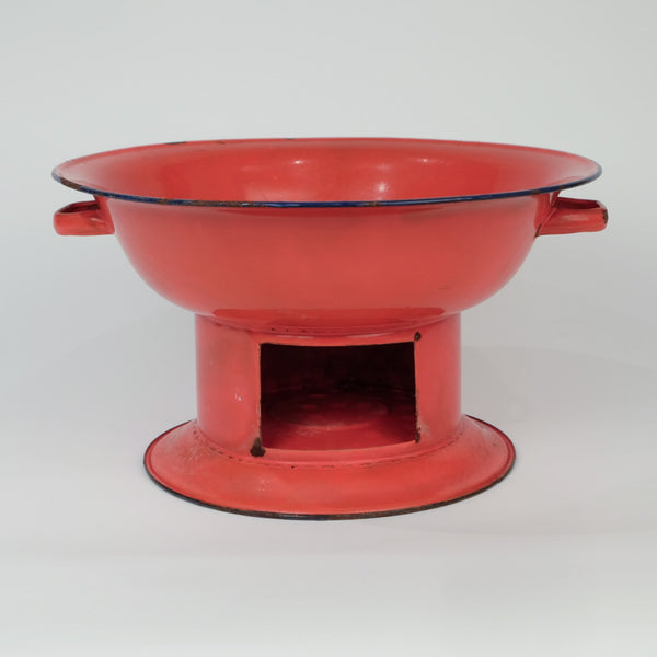 Enamel Red Charcoal Burner