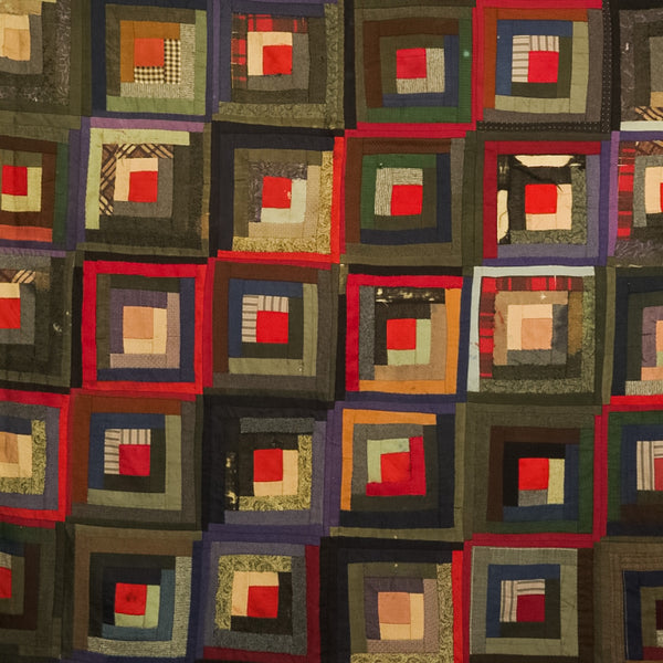 Antique Log Cabin Quilt